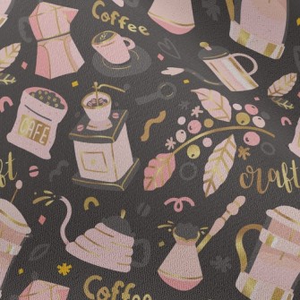 Garden Coffee Time Chiffon