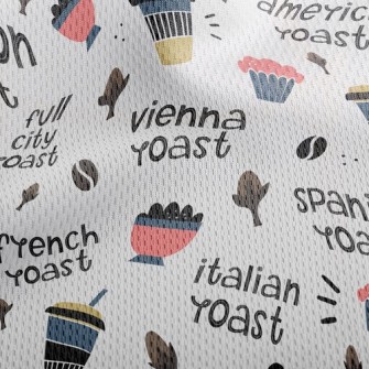Roasted Coffee Athletic Mesh Flat Back