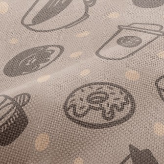 Americano Coffee And Donuts Performance Linen