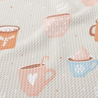 Marshmallow Cocoa Birdseye Piqué