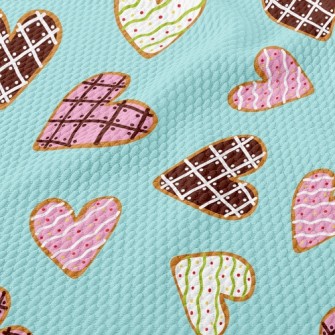 Love Fondant Cookies Birdseye Piqué