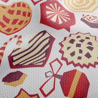 Christmas Handmade Cookies Athletic Mesh Flat Back