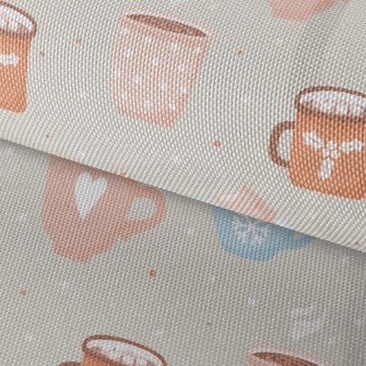 Marshmallow Cocoa Waterproof Oxford