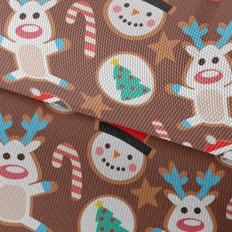 Cute Christmas Character Cooki Waterproof Oxford