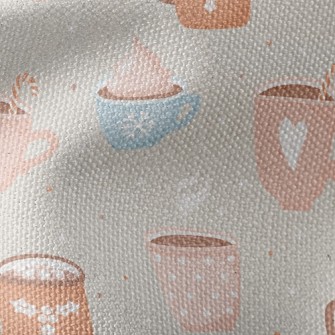 Marshmallow Cocoa Waterproof Canvas