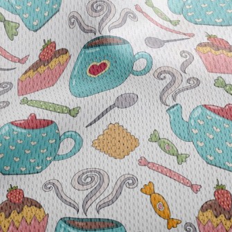 Cake Coffee Maker Athletic Mesh Flat Back