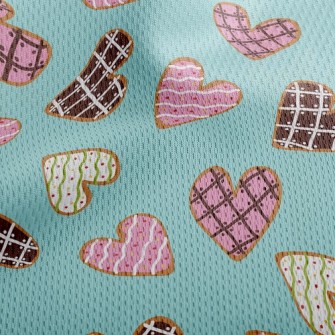 Love Fondant Cookies Athletic Mesh Flat Back