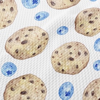 Blueberry Oatmeal Cookies Birdseye Piqué