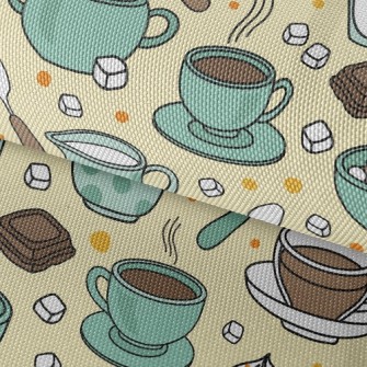 Cappuccino Latte Waterproof Oxford