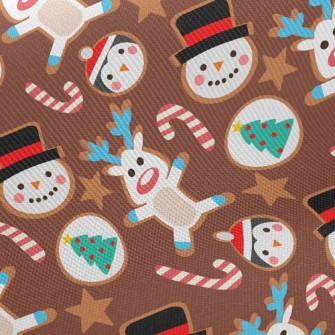 Cute Christmas Character Cooki Twill
