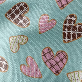 Love Fondant Cookies Waterproof Canvas