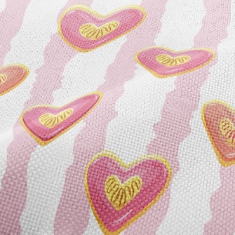 Strawberry Love Cookies Performance Linen