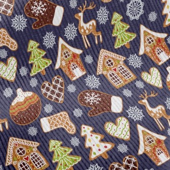Christmas Decorated Snowflake  Standard Corduroy