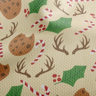 Christmas Cookies Athletic Mesh Flat Back