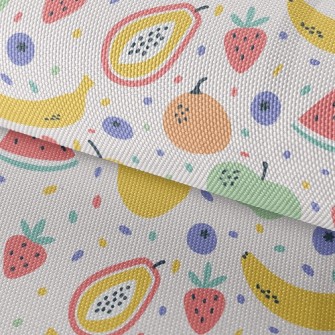 Colorful Mixed Fruits Waterproof Oxford