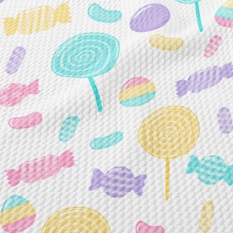 Sweet And Delicious Lollipops Birdseye Piqué