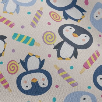 Penguin Holding Lollipop In Ha Chiffon