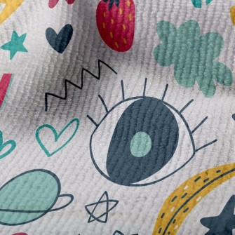 Big Eyes Pattern Terry