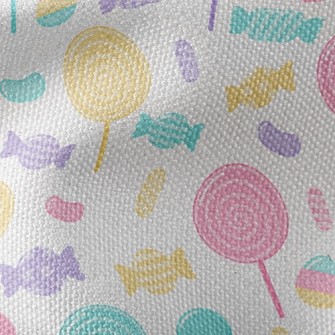 Sweet And Delicious Lollipops Waterproof Canvas