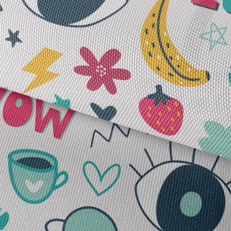 Big Eyes Pattern Waterproof Oxford