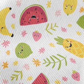 Funny Expression Fruit Standard Corduroy