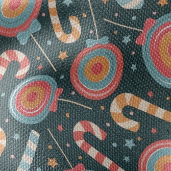 Cane Star Lollipop Waterproof Canvas
