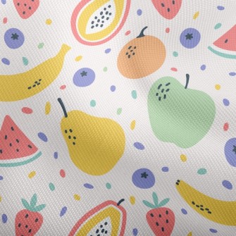 Colorful Mixed Fruits Dobby