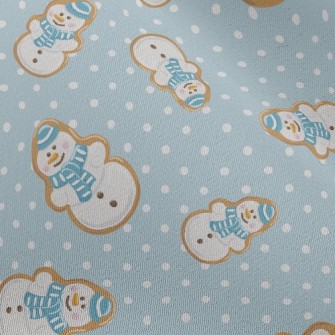 Snowman Fondant Cookies Chiffon