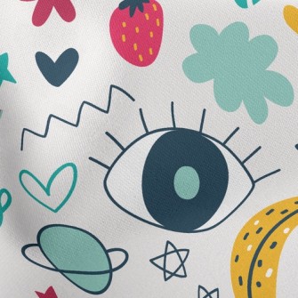 Big Eyes Pattern Stretch Ponte