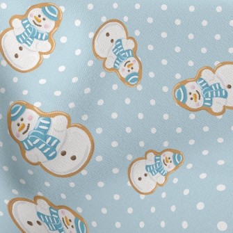 Snowman Fondant Cookies Stretch Ponte