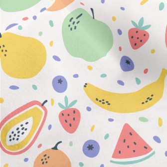 Colorful Mixed Fruits Micro Fleece