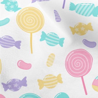 Sweet And Delicious Lollipops Micro Fleece