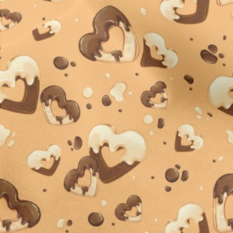 Sweetheart Chocolate Cookies Micro Fleece