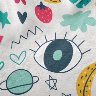 Big Eyes Pattern Minky