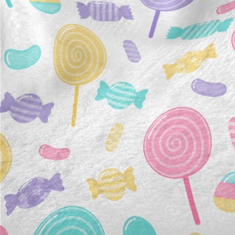 Sweet And Delicious Lollipops Minky