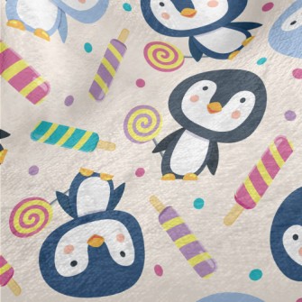Penguin Holding Lollipop In Ha Minky