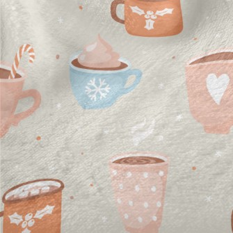 Marshmallow Cocoa Minky