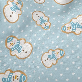 Snowman Fondant Cookies Minky