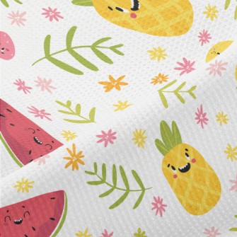 Funny Expression Fruit Piqué