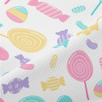 Sweet And Delicious Lollipops Piqué