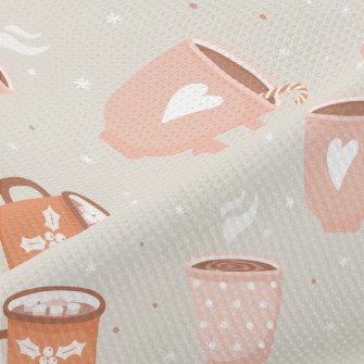 Marshmallow Cocoa Piqué