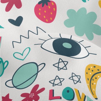 Big Eyes Pattern Lightweight Performance Linen