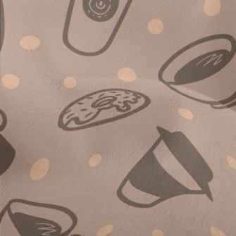 Americano Coffee And Donuts Lightweight Performance Linen