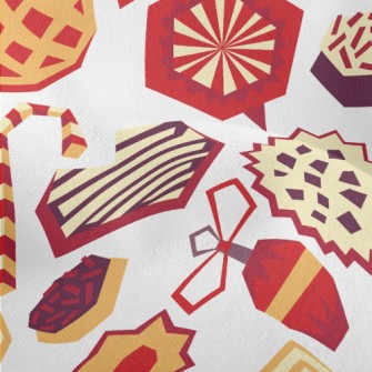 Christmas Handmade Cookies Lightweight Performance Linen