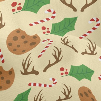 Christmas Cookies Lightweight Performance Linen