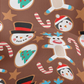 Cute Christmas Character Cooki Lightweight Performance Linen