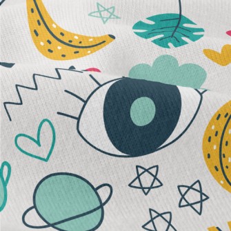 Big Eyes Pattern Modern Jersey