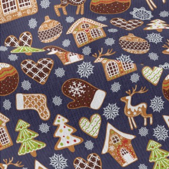 Christmas Decorated Snowflake  Modern Jersey
