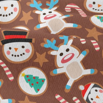 Cute Christmas Character Cooki Modern Jersey