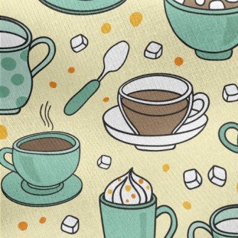 Cappuccino Latte Jersey Backed Fleece